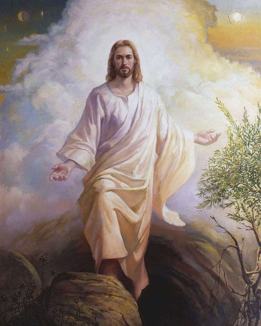 Zmartwychwstały Chrystus Wilson J. Ong, zmartwychwstanie Jezusa Tapeta na telefon HD
