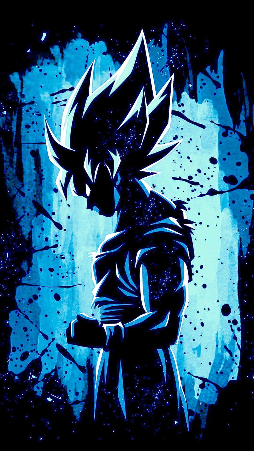 Goku posted by Sarah Mercado, neon goku HD phone wallpaper