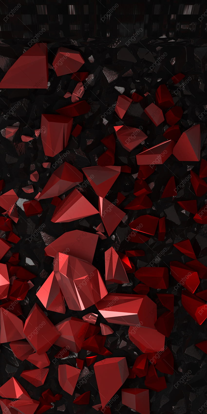 Кристални фонове Червен блестящ скъпоценен камък върху черна повърхност, повърхност, бизнес, илюстрационни фонове за, кристален телефон HD тапет за телефон