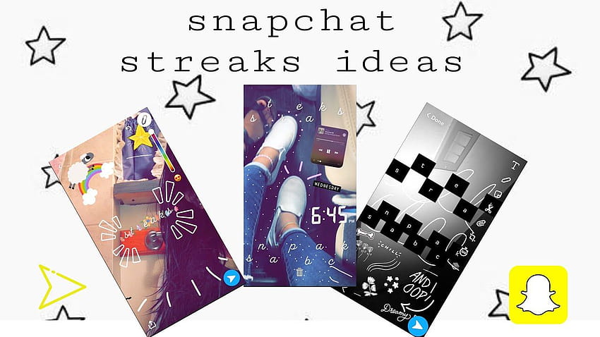 Snapchat STREAKS IDEAS!!! HD wallpaper