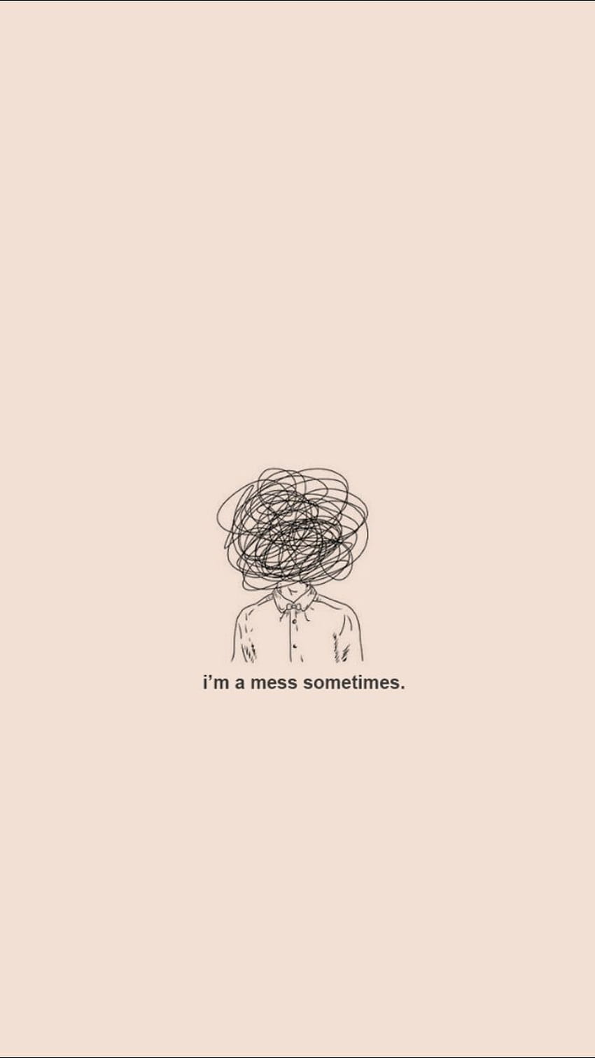 I'm confused, im a mess HD phone wallpaper