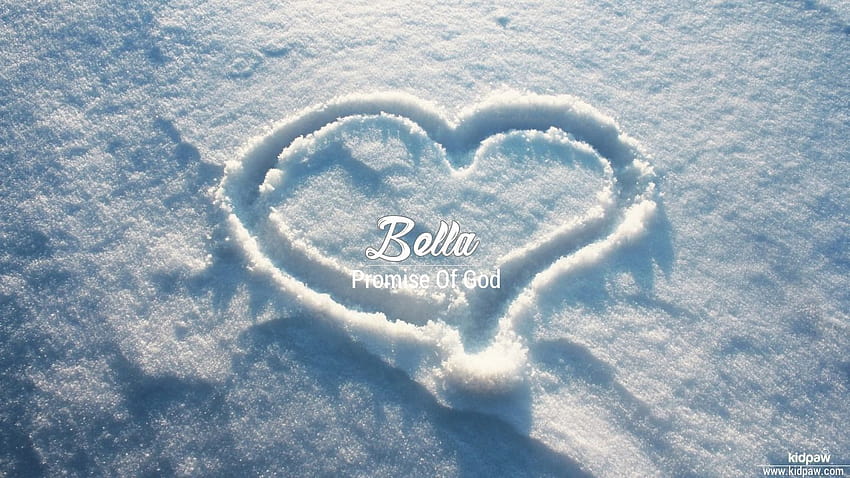 ชื่อ Bella 3D สำหรับมือถือ เขียนชื่อออนไลน์ วอลล์เปเปอร์ HD
