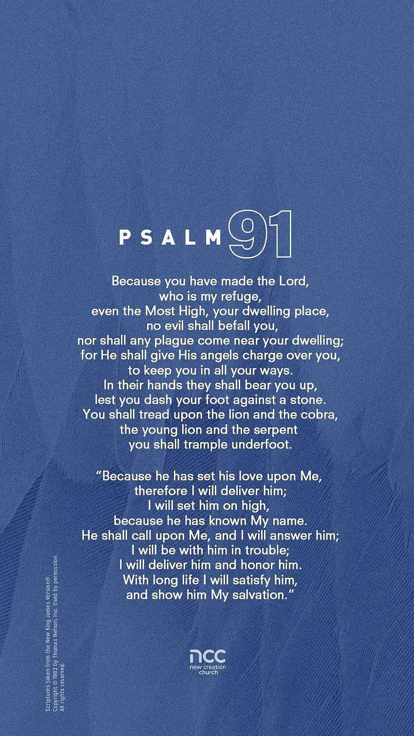 Psalm 91 HD phone wallpaper