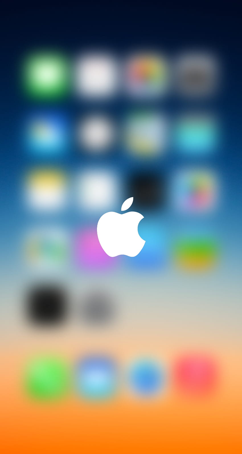 iPhone 5 Blurry blurred lock screen [744x1392] for your , Mobile & Tablet, blur iphone 6s HD phone wallpaper