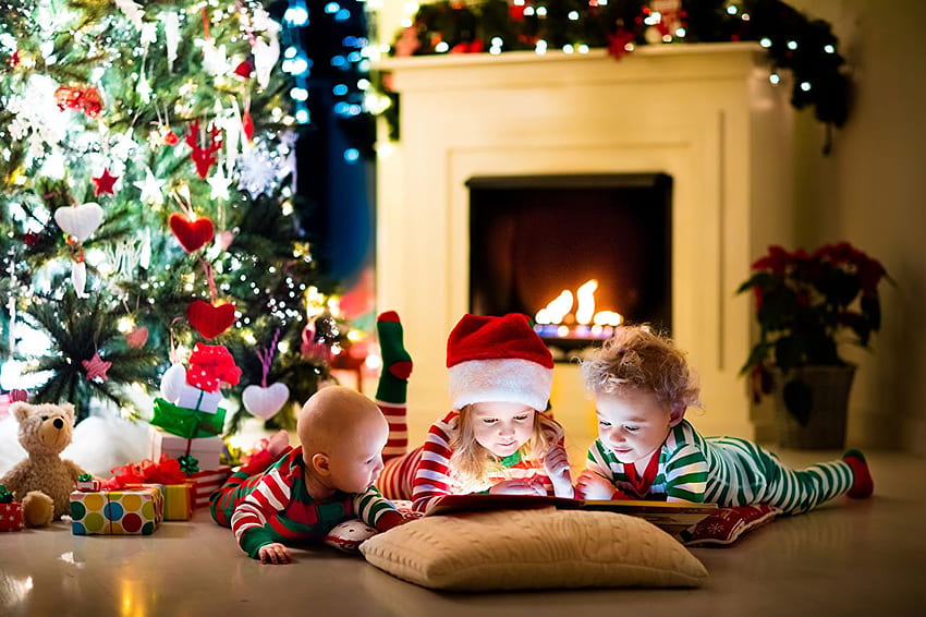 Little girls Boys Infants New year Children Winter hat New, christmas baby gifts HD wallpaper