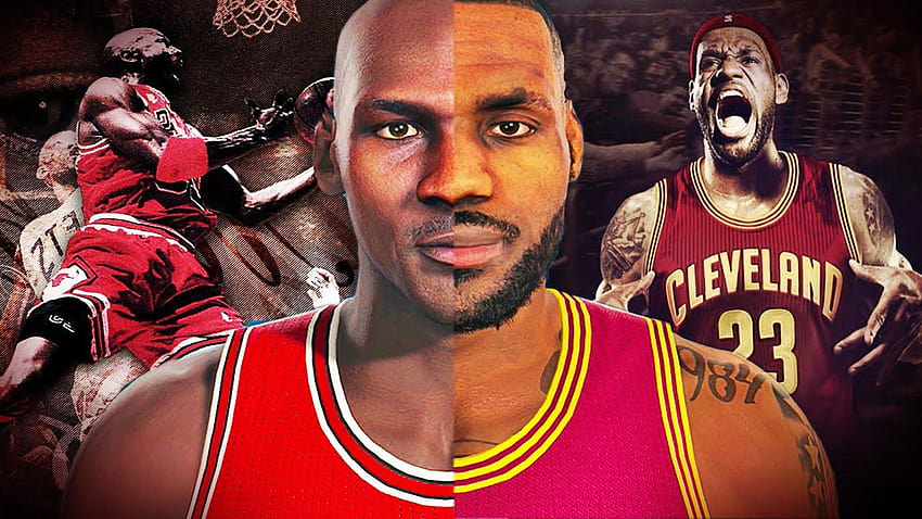 NBA 15 Michael Jordan vs Lebron James, michael jordan and lebron james HD wallpaper