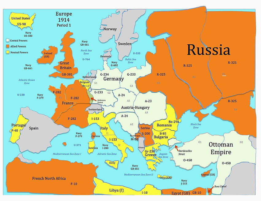 Карта на Европа преди Първата световна война, карта на Първата световна война HD тапет