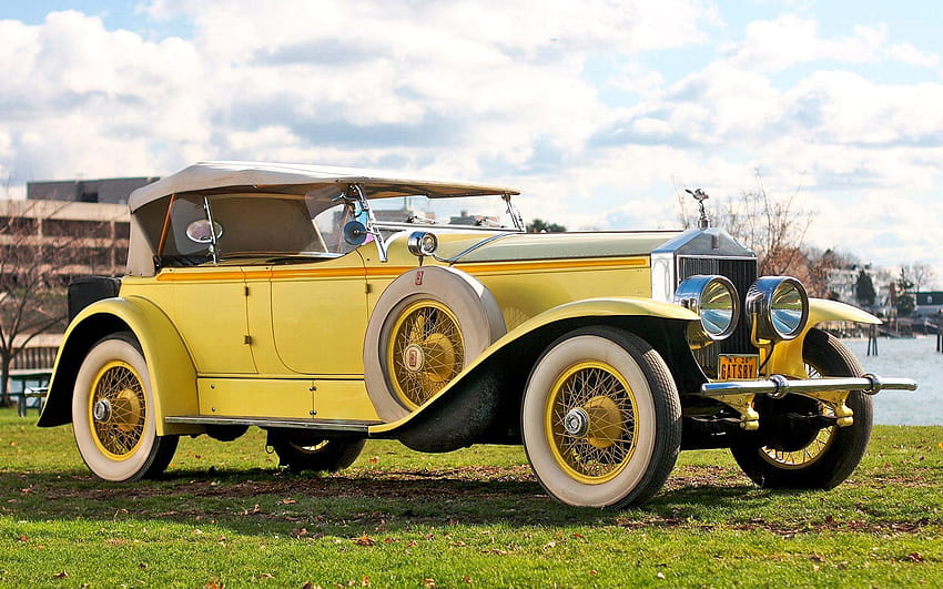 1929 Rolls, rolls royce vintage car HD wallpaper