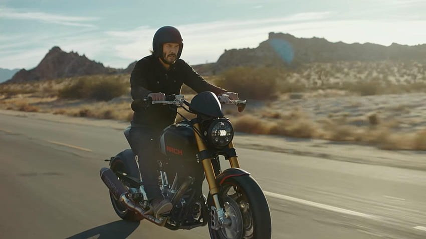 Keanu Reeves anda em suas motocicletas Arch KRGT, bicicleta de keanu reeves papel de parede HD