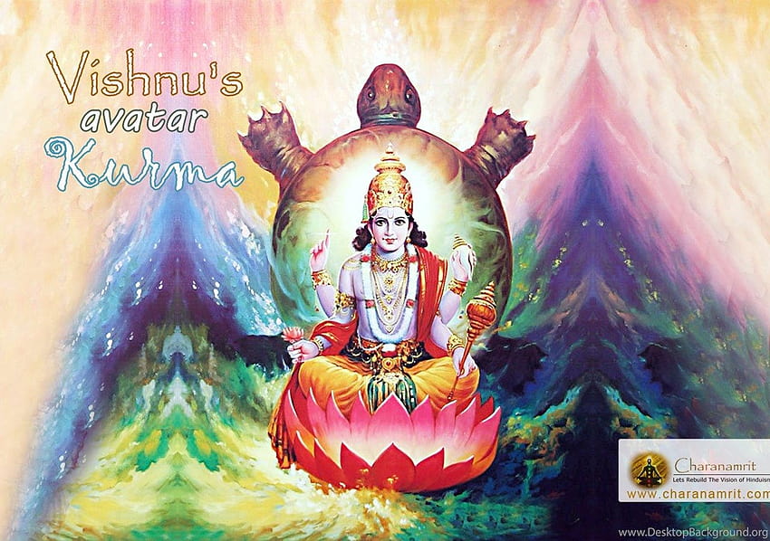 Lord Vishnu's Avatar Kurma Awesome For ... Backgrounds HD wallpaper