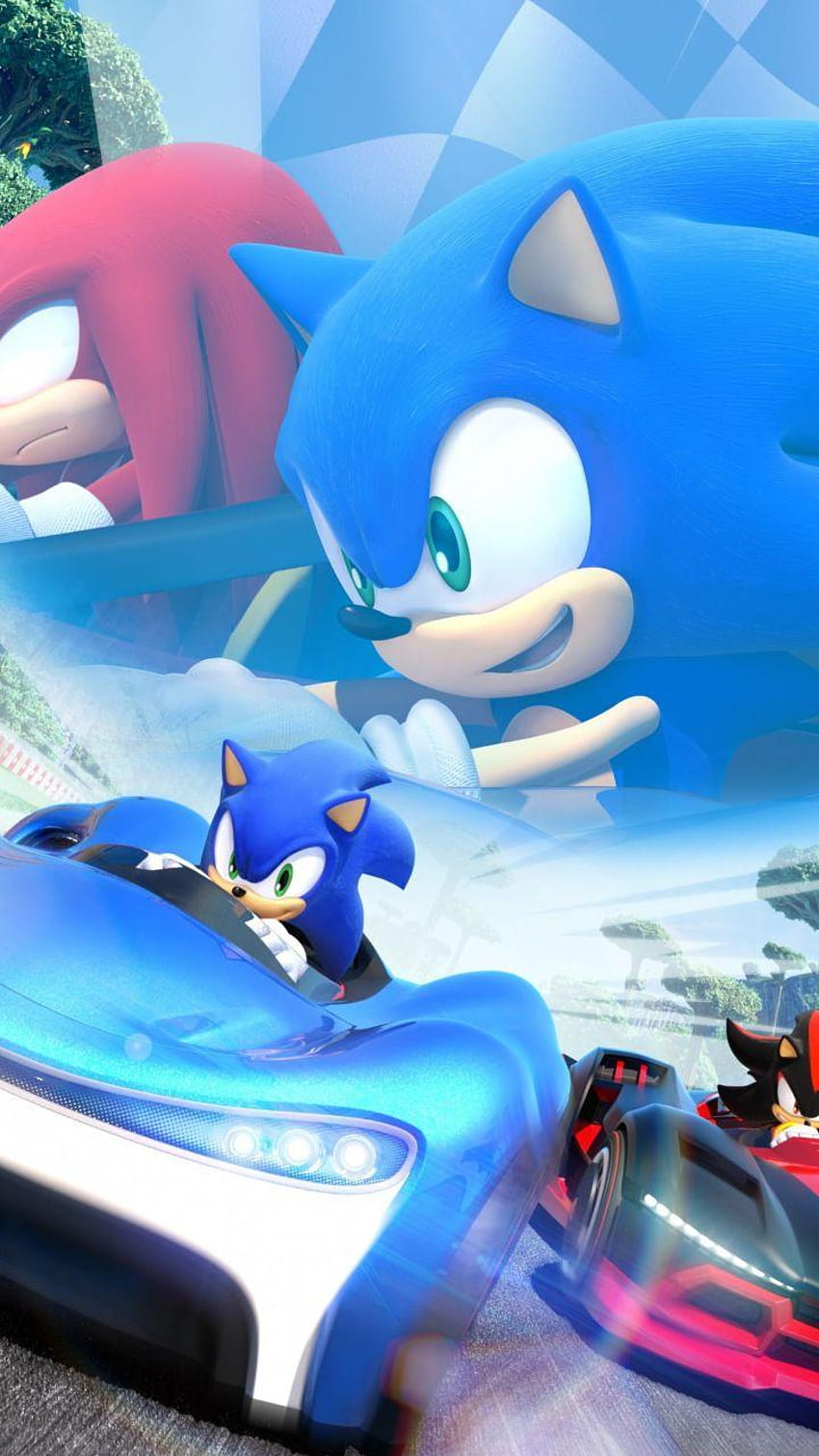 Sonic The Hedgehog, videojuego, juego de carreras de karts, Nintendo, envío sónico fondo de pantalla del teléfono
