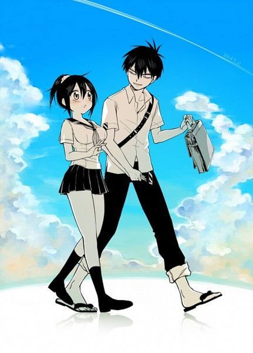 Blood Lad Staz And Fuyumi Relationship, fuyumi yanagi HD phone wallpaper