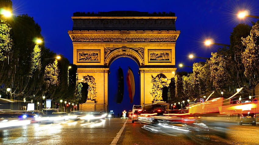 BEAUTIFUL PARIS, arc de triomphe paris HD wallpaper
