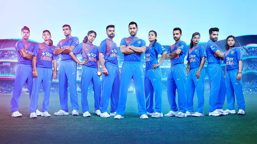 Наследството и бъдещето на отбора на Индия, индийски национален отбор по крикет HD тапет