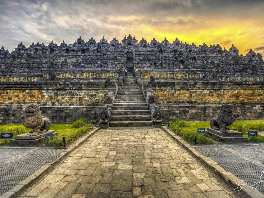 Meilleur temple de Borobudur Le plus grand temple bouddhiste du monde 2 Fond d'écran HD