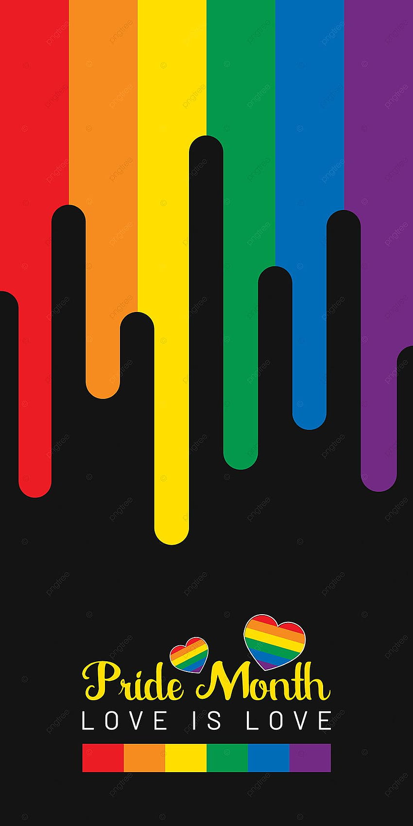 Pride Month Colorful And Black Backgrounds Mobile Phone , Pride, Rainbow, Gay Backgrounds for, happy pride month HD phone wallpaper
