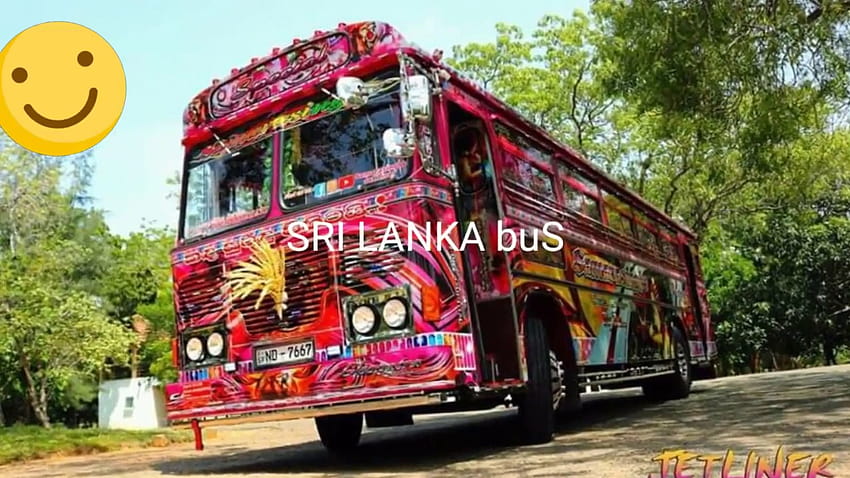 Autobús modificado de Sri Lanka fondo de pantalla