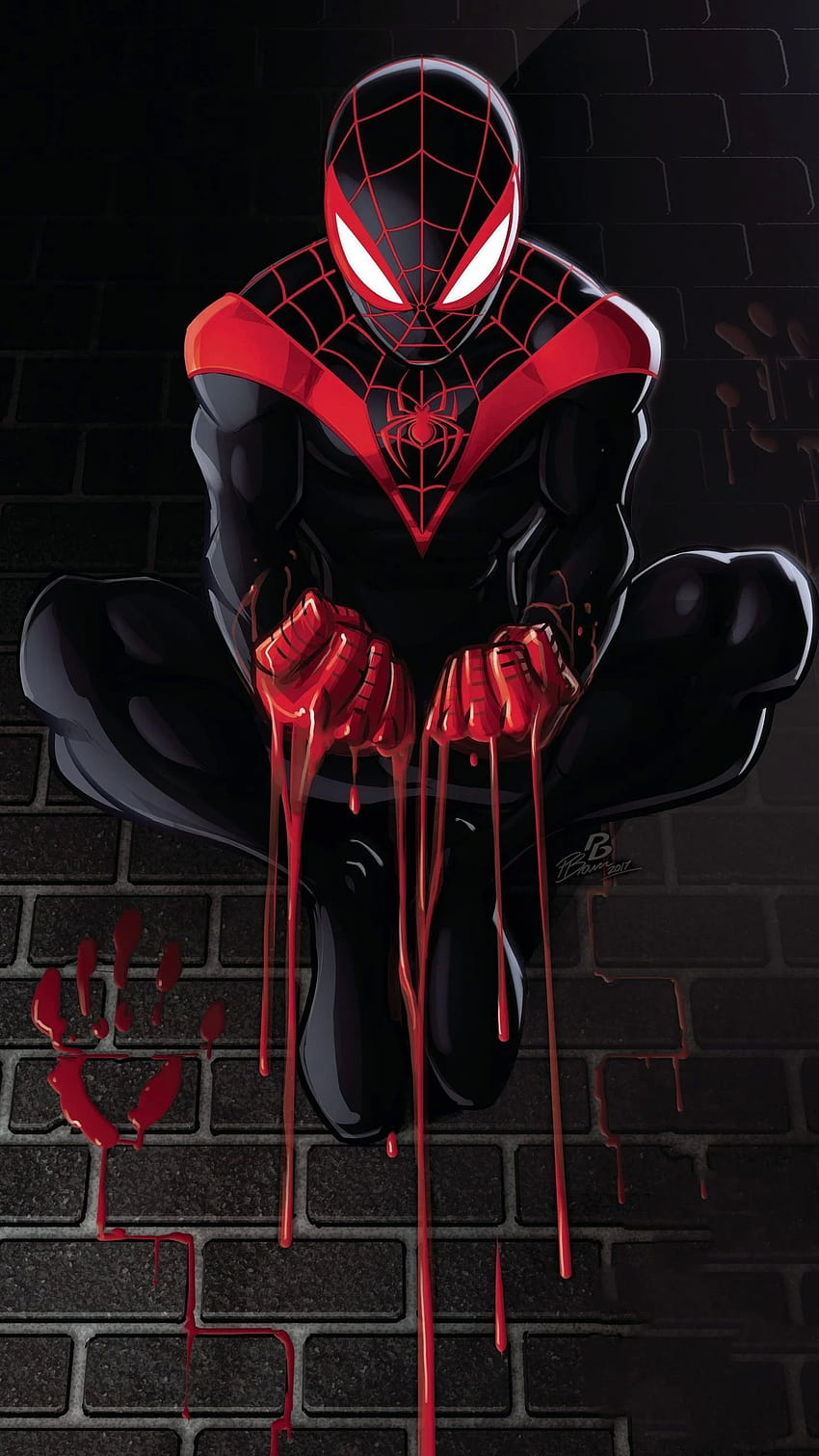 Marvel Spider Man Miles Morales wallpaper ponsel HD
