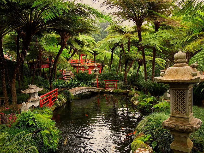 Japon Zen Bahçesi HD duvar kağıdı