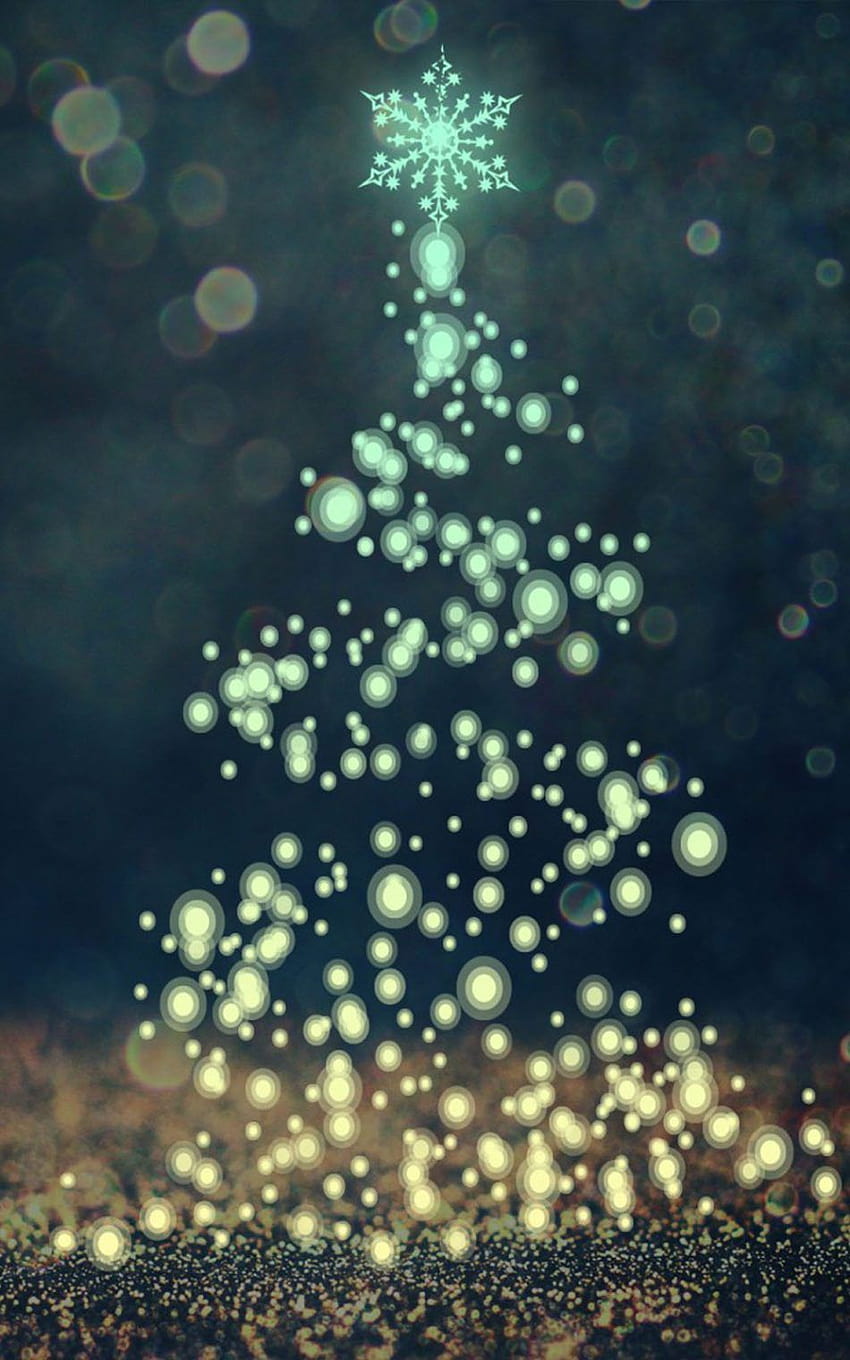 Christmas Tree Crystal Sparkles CGI Ultra Mobile, phone christmas tree ...