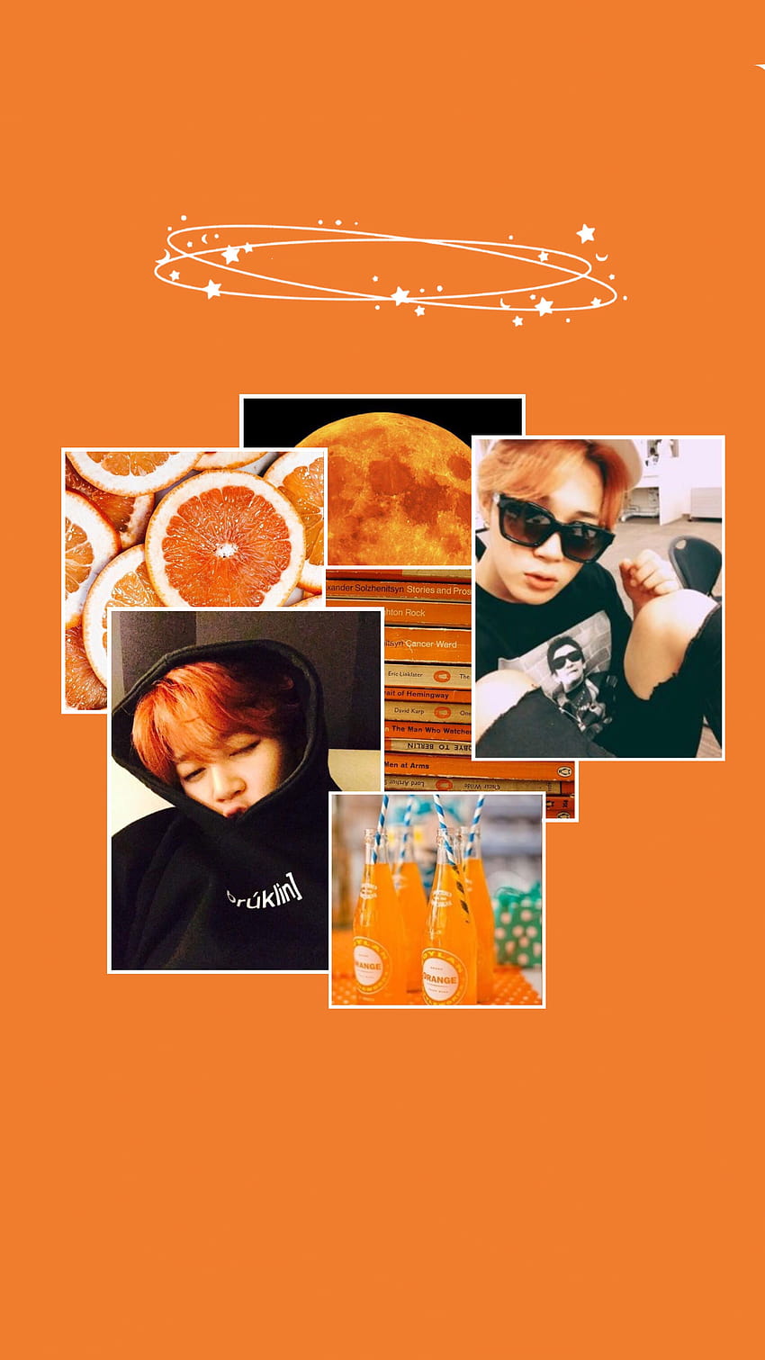 Jimin aesthetic ; park jimin, jungkook orange aesthetic HD phone wallpaper  | Pxfuel