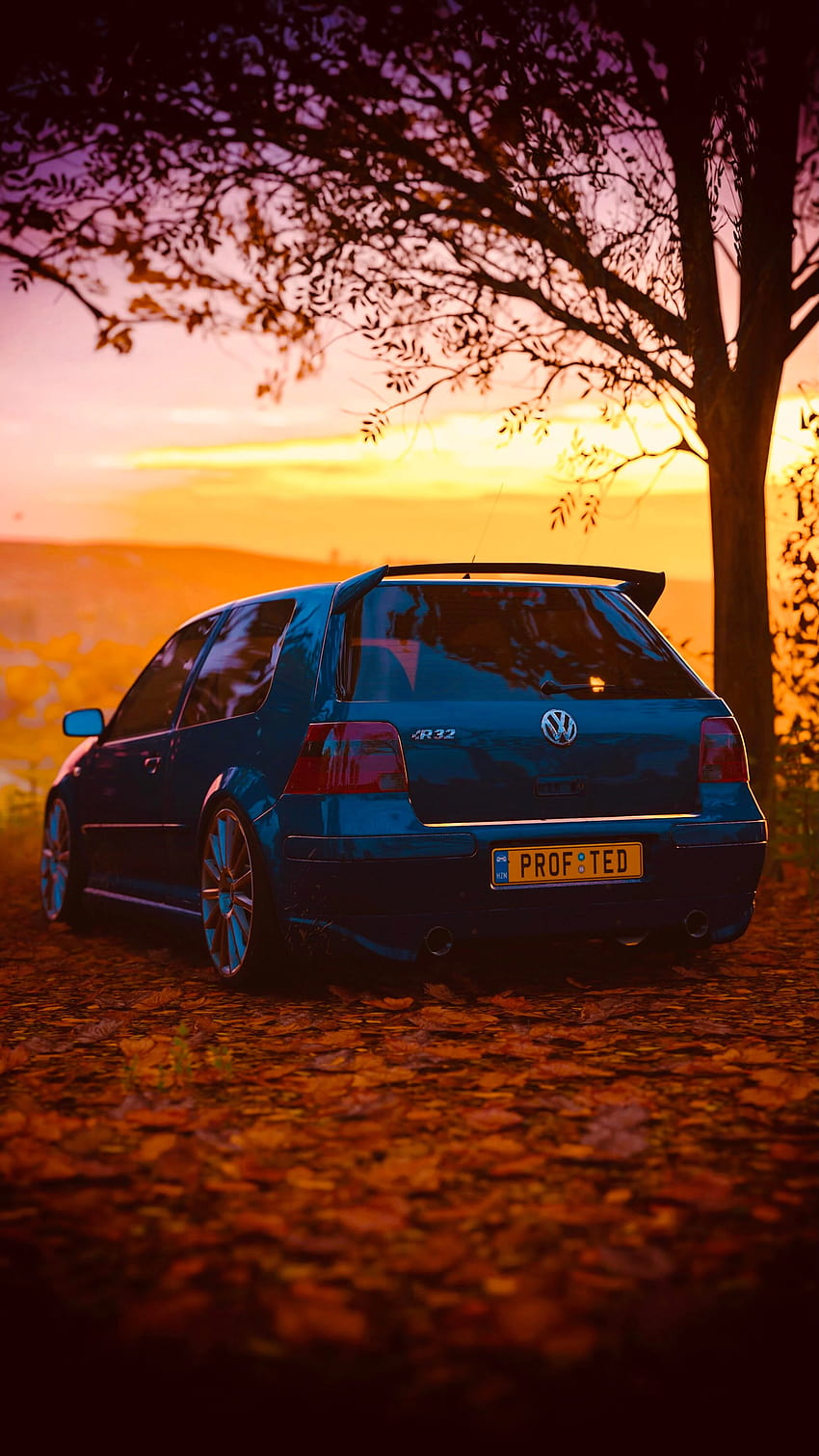 VW Golf R32: ForzaHorizon, VW Golf 4 HD-Handy-Hintergrundbild