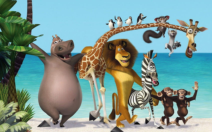 Madagascar 3: Los más buscados de Europa fondo de pantalla