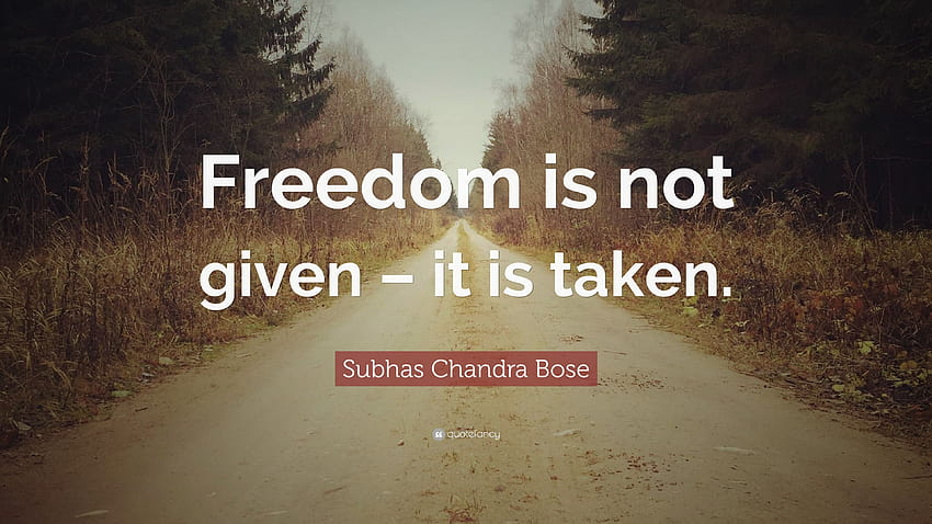 Цитати на Subhas Chandra Bose, subhash chandra Bose HD тапет