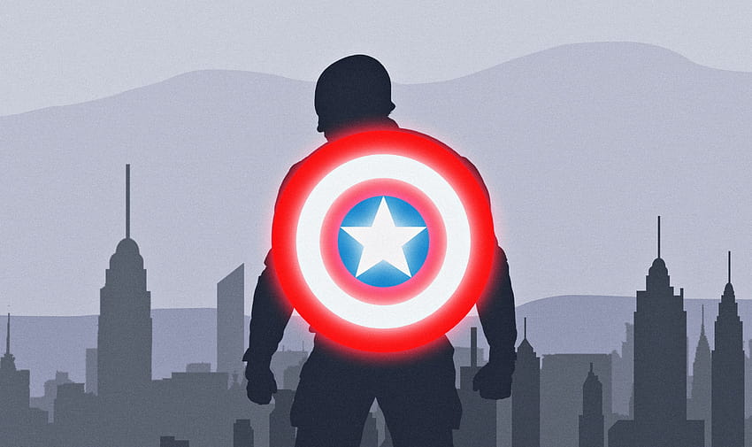 Captain America Logo, captain america symbol HD wallpaper