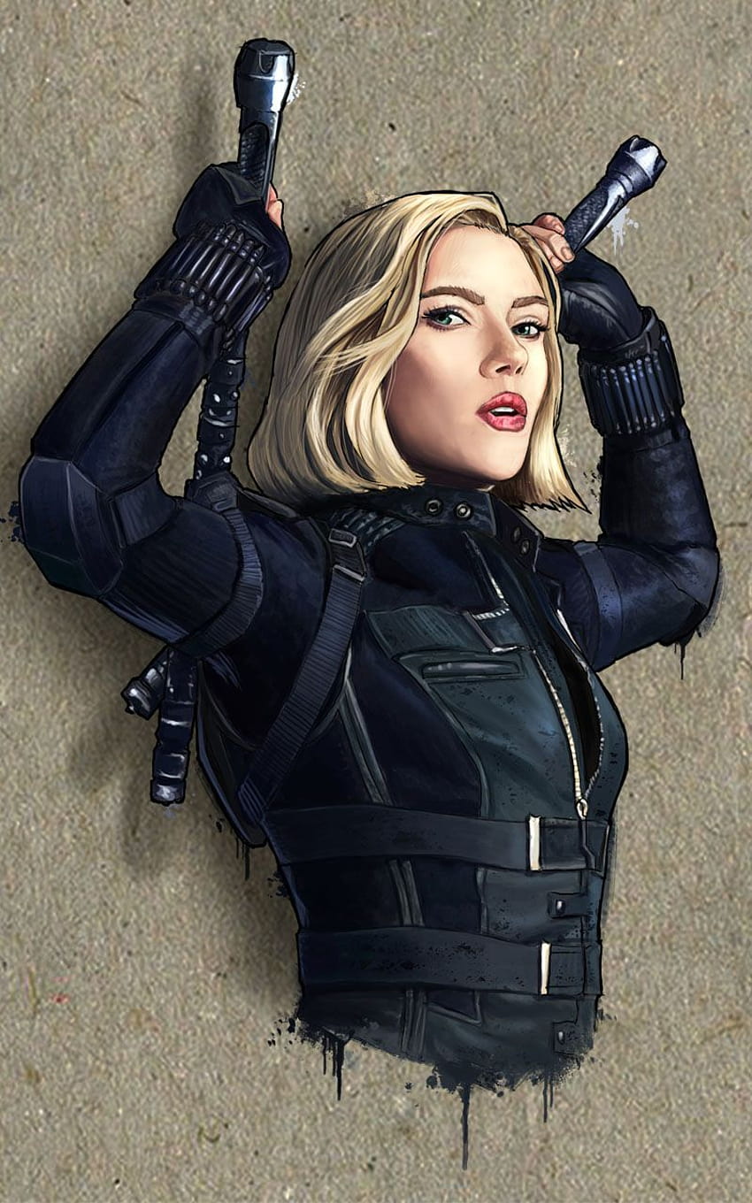 black widow android mobile HD phone wallpaper