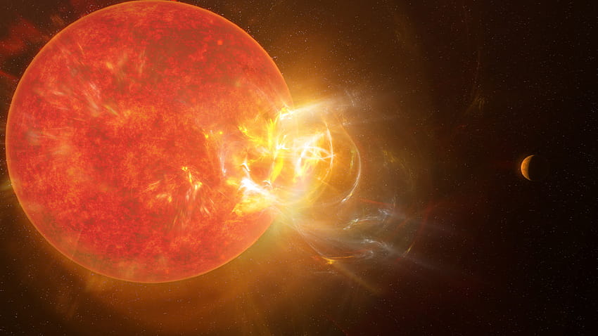 Astronomen entdecken extreme Flare von Proxima Centauri HD-Hintergrundbild