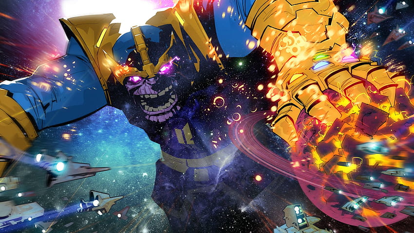 Thanos Comic Book Art for and iPhone, Android Samsung HD wallpaper