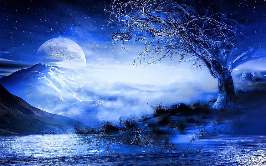 full moon HD wallpaper