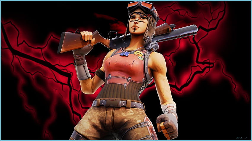Renegade Raider And Ruby Fortnite HD wallpaper