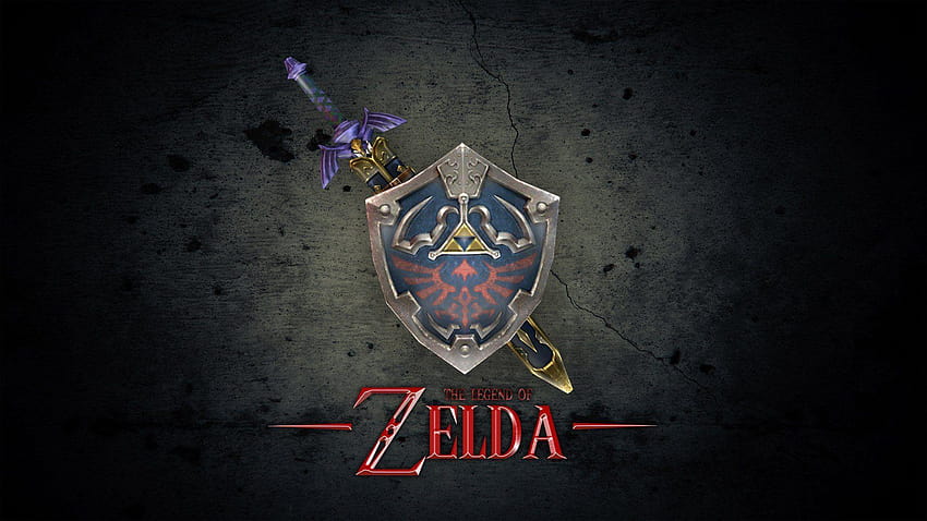 the legend of zelda nintendo master sword hylian shield, hyrule sword HD wallpaper