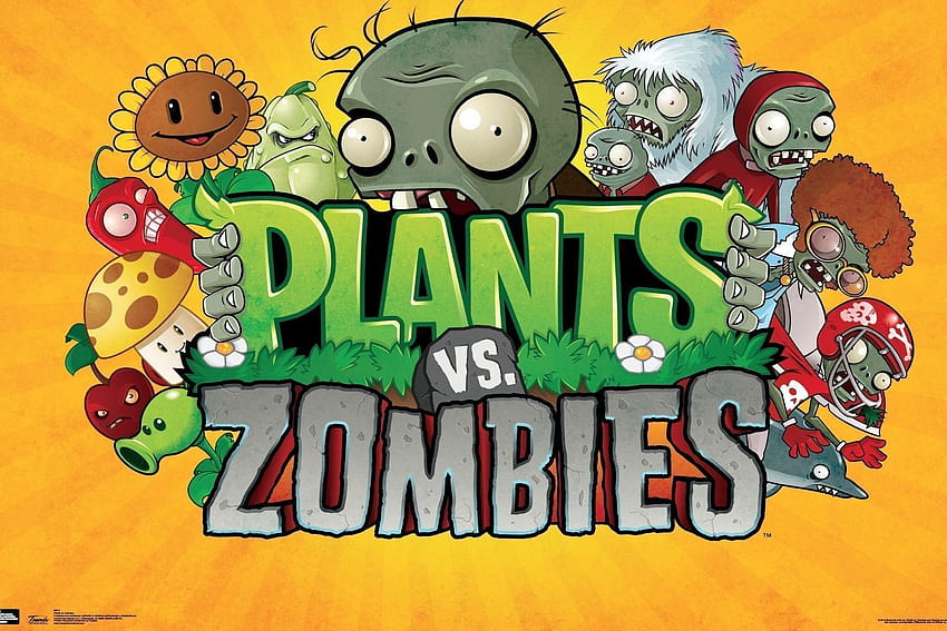 Rośliny kontra zombie Panoramiczny, rośliny kontra zombie Tapeta HD