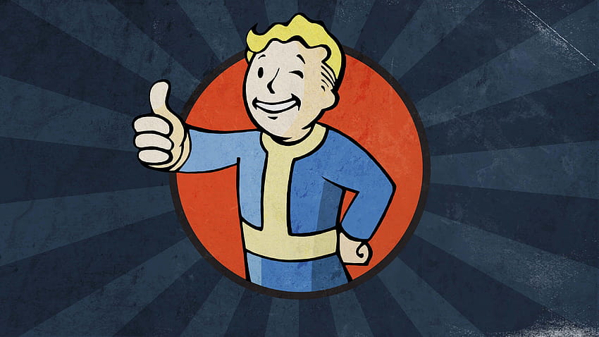 Fallout 4 Vault Boy, abrigo de precipitação papel de parede HD