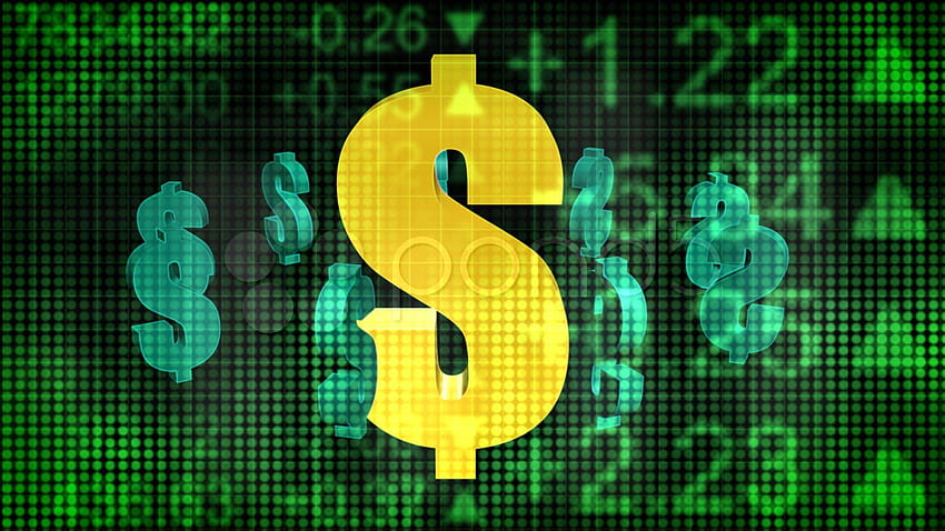 Stock Video: Dollar Sign Business Backgrounds ~, dollar symbol HD wallpaper