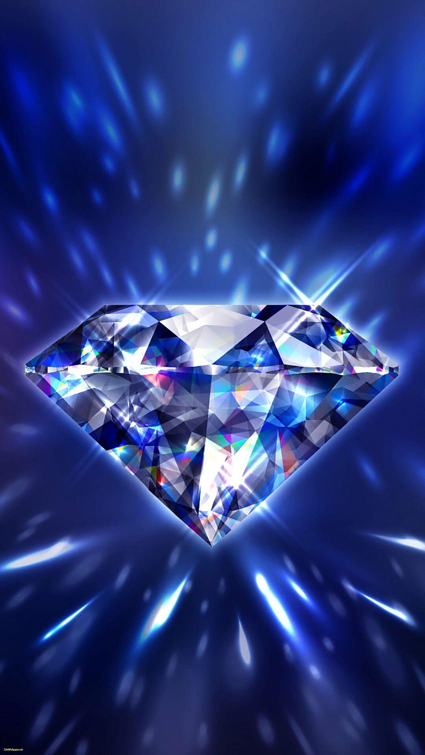 Diamant Blauer Diamant HD-Handy-Hintergrundbild
