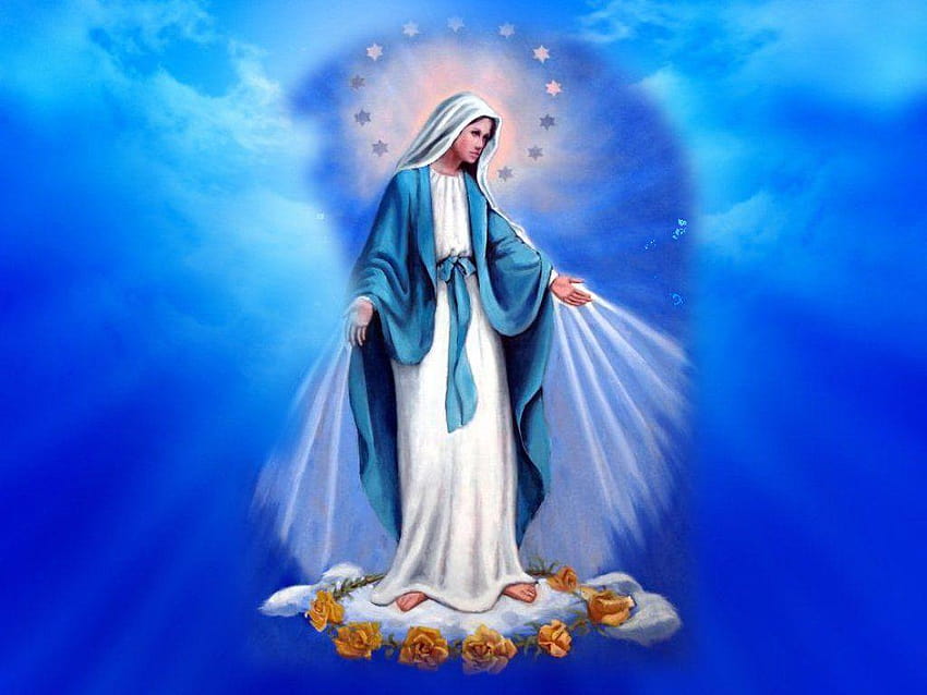 Virgin Mary, mother mary HD wallpaper