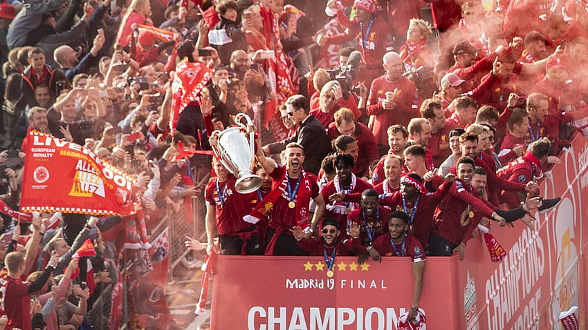 Liverpool wygrywa bitwę budżetową Ligi Mistrzów, finał ligi mistrzów Liverpoolu 2019 Tapeta HD