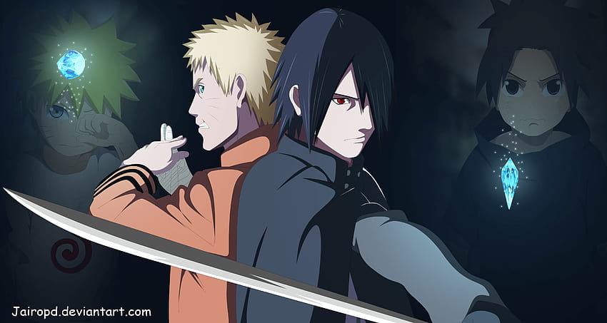 Naruto e Sasuke vs Madara desenho by w35l3y on DeviantArt