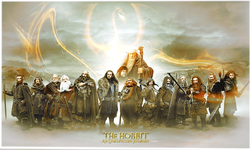 2012 The Hobbit Sebuah Perjalanan Tak Terduga Wallpaper HD