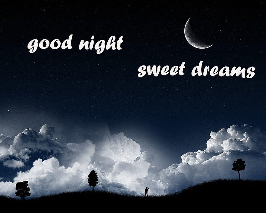 Good Night Sweet Dreams Quotes HD wallpaper