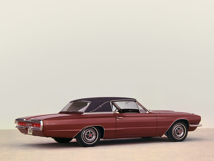 1966, Ford, Thunderbird, Town, Landau, Coupe, 63d, Luxury, Classic / and Mobile Backgrounds HD wallpaper