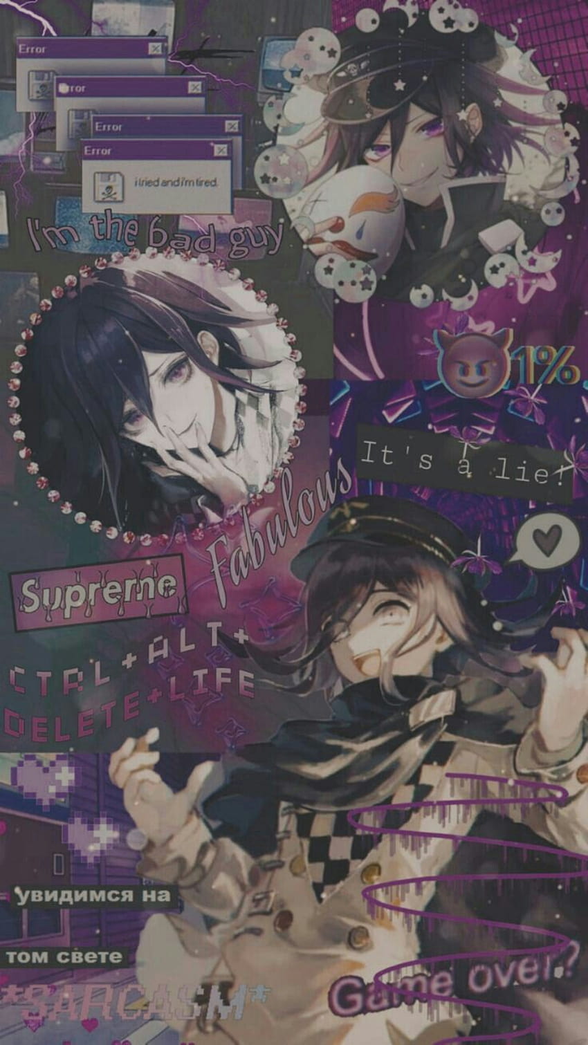 Yeet Shot on Danganronpa, aesthetic anime characters HD phone wallpaper