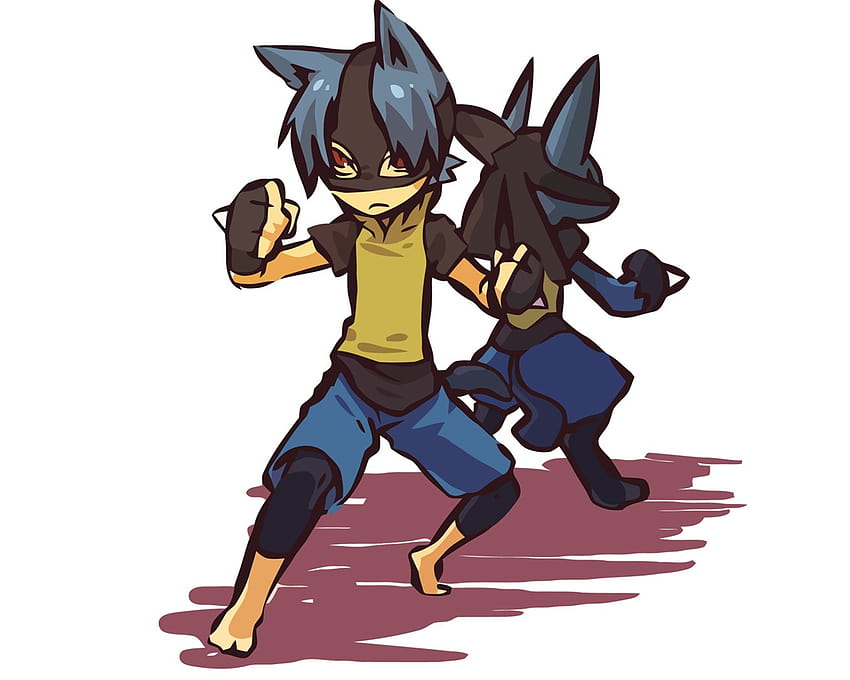 mega lucario human