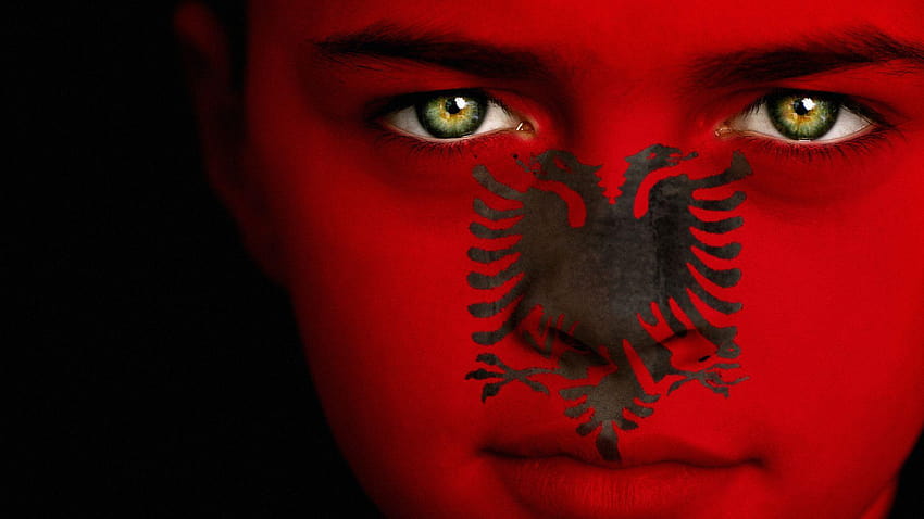 Cool Albanian Flag วอลล์เปเปอร์ HD