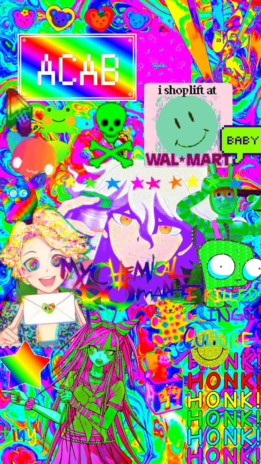 Hi im not dead, anime glitchcore HD phone wallpaper | Pxfuel