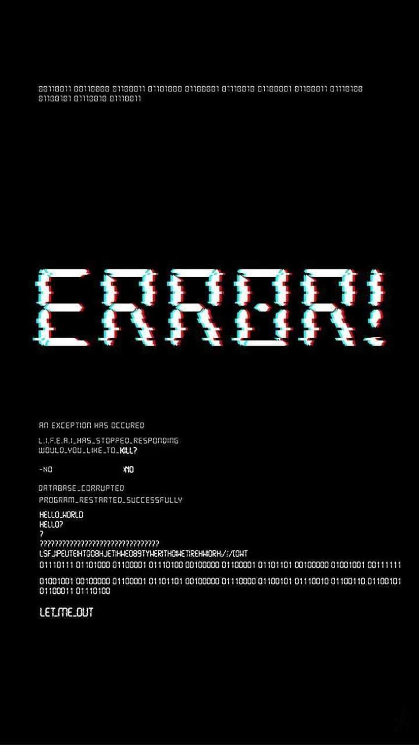 Error by Kinglydk, error phone HD phone wallpaper